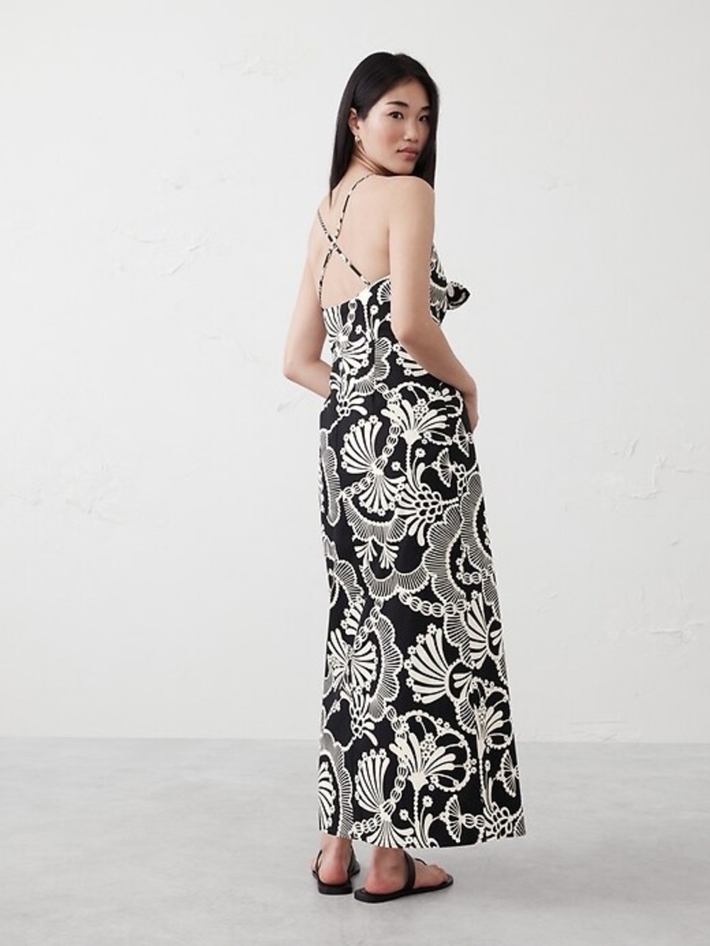 STRAPPY MAXI DRESS banana republic